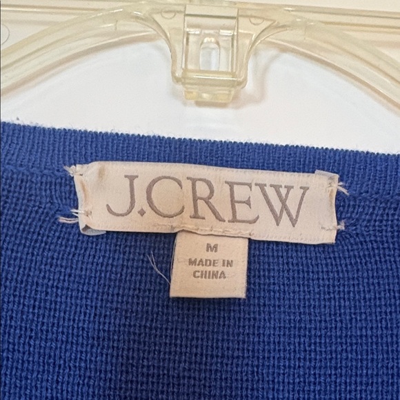 JCrew Juliette collarless wool cardigan sz M - Picture 2 of 4